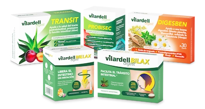 Vilardell Digest, cajas de medicamentos, soluciones naturales para la salud digestiva