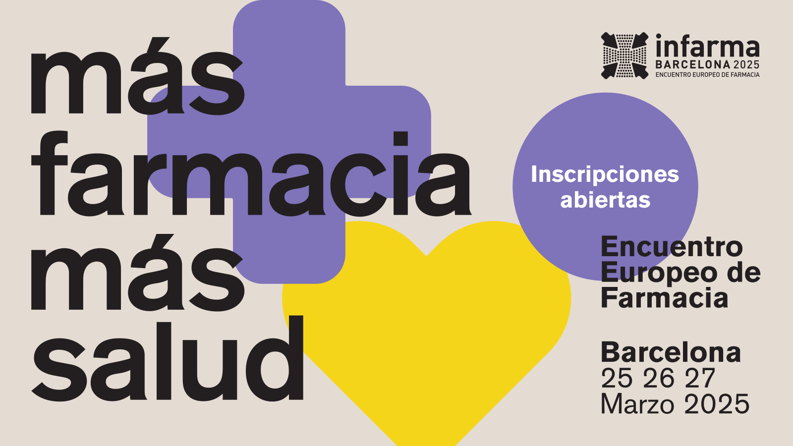 Infarma Barcelona 2025 - Inscripciones abiertas