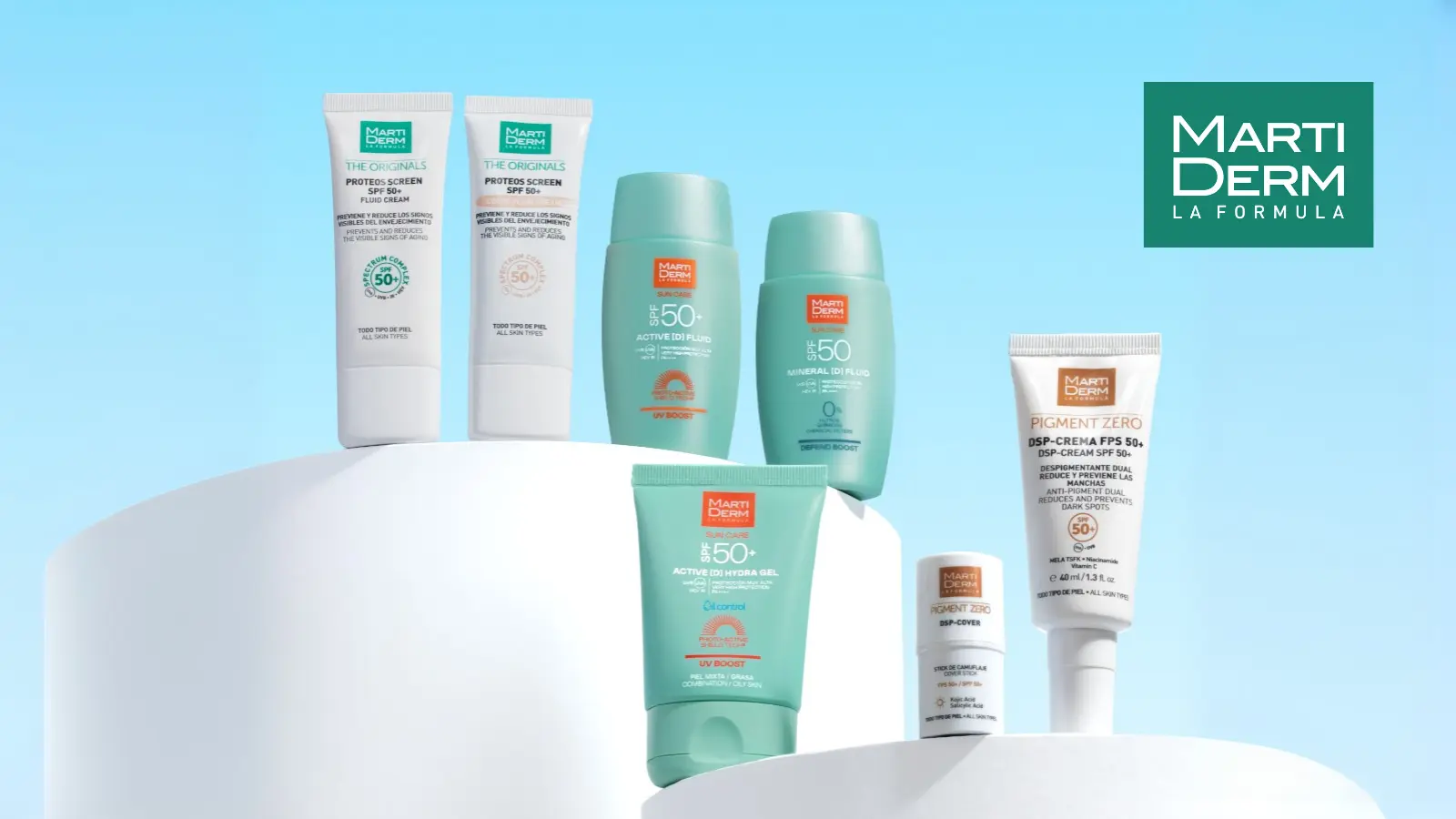 Martiderm Bodegón Fotoprotectores