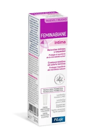 Pileje - Caja de producto Feminabiane crema