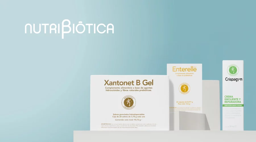 Nutribiotica - Bodegón de probióticos (Xantonet B Gel, Enterelle y Crispagyn)