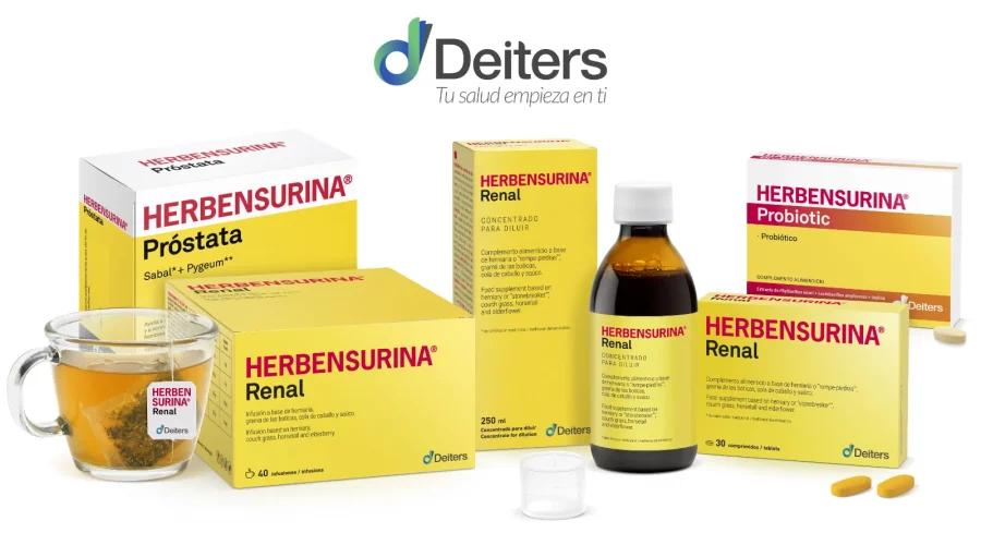 Deiters - Bodegón de la gama de productos Herbensurina