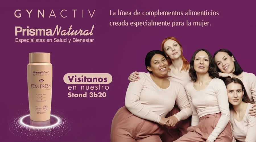 Prisma Natural, especialistas en Salud y Bienestar | Gynactiv, la línea de complementos alimenticios creada especialmente para la mujer. Visítanos en nuestro Stand 3B20