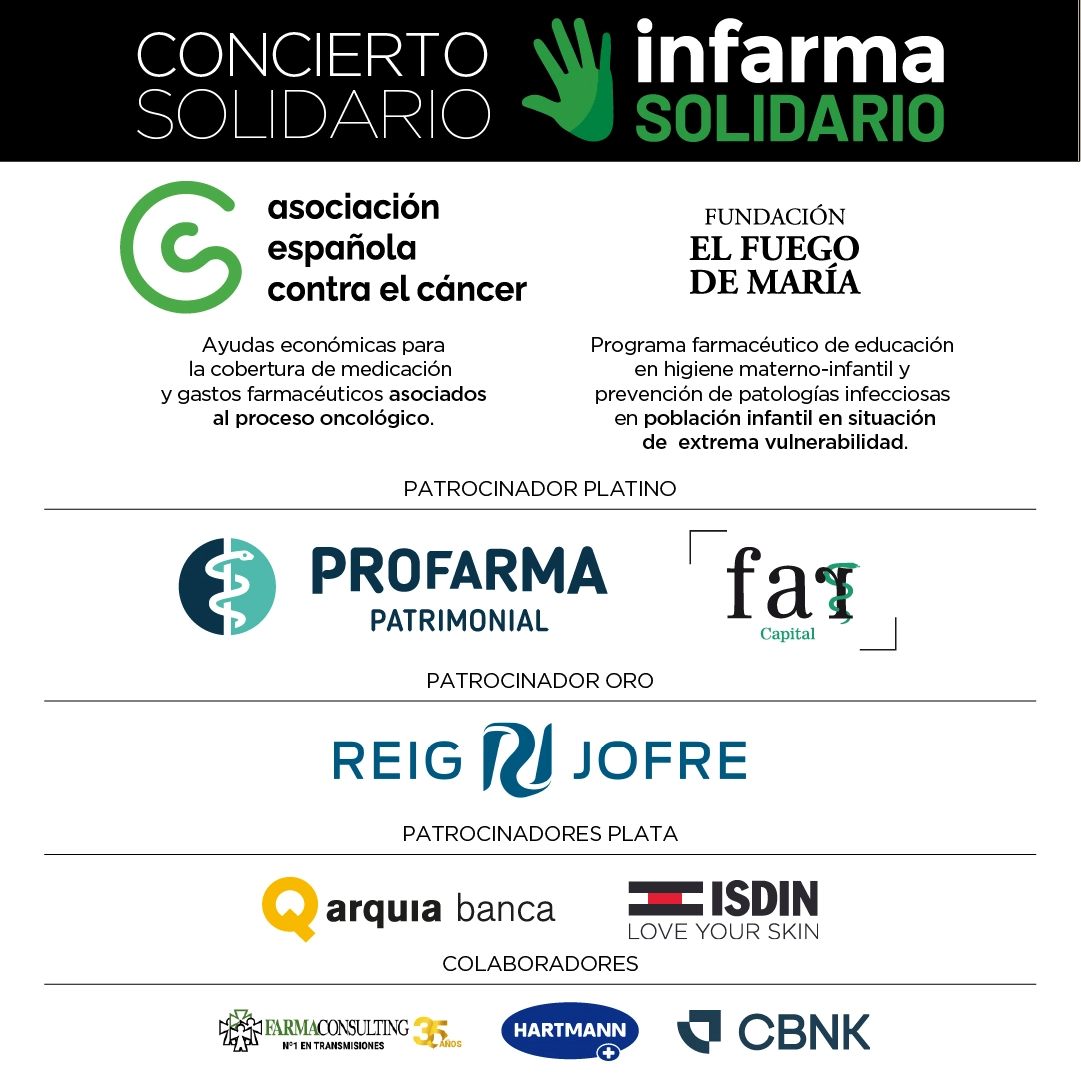 Patrocinadores del Infarma Solidario