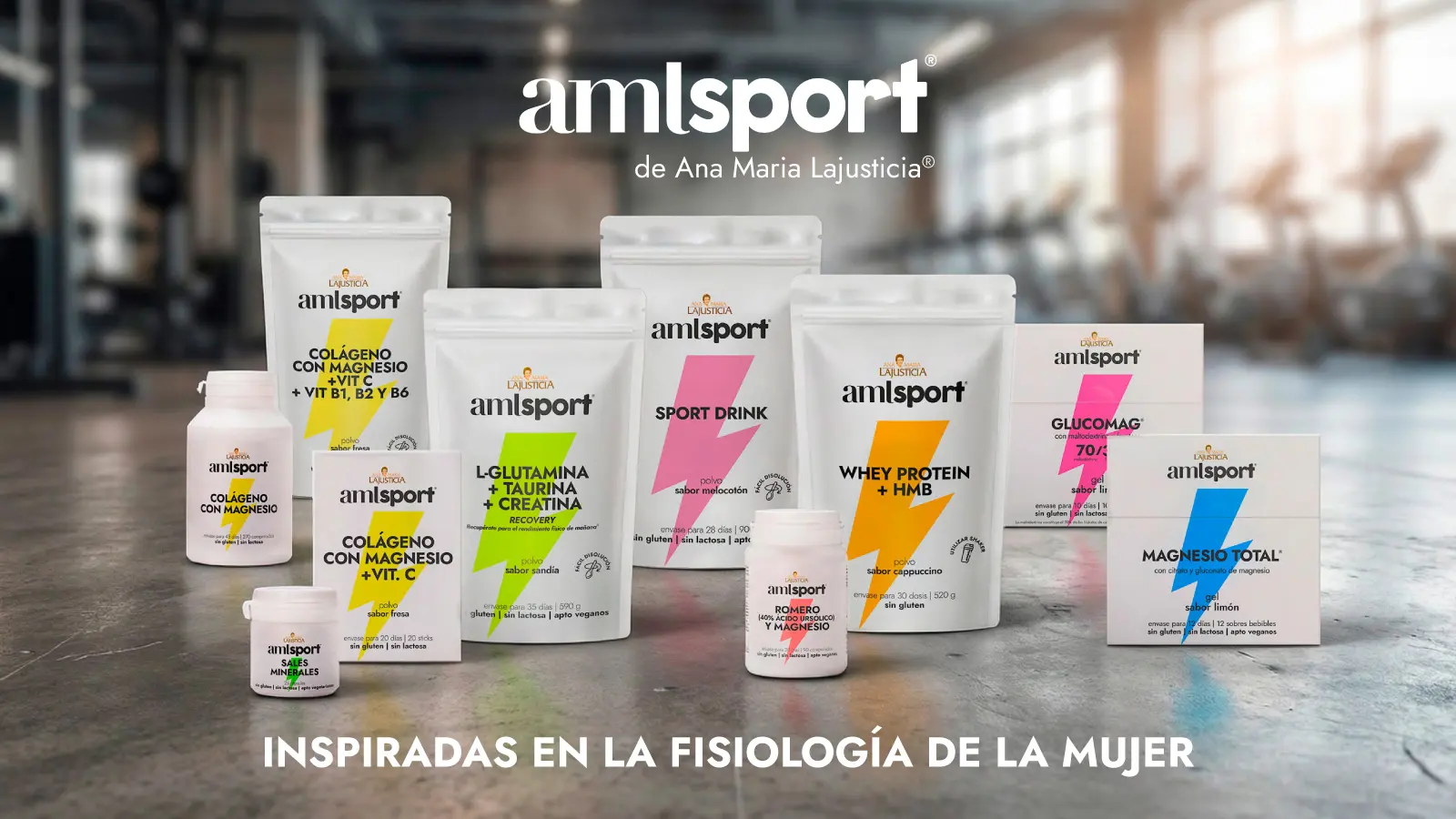 amlsport®: Suplementos inspirados la fisiología de la mujer deportista