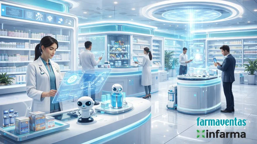 Farmaventas - Imagen de farmacia futurista