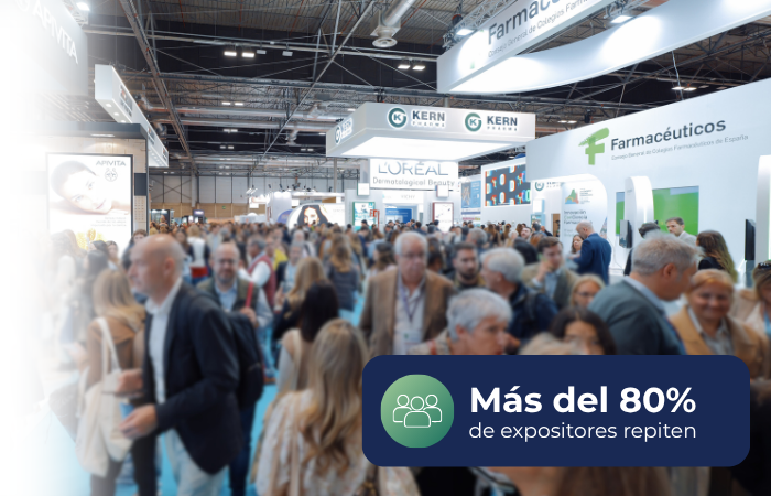 Más del 80% de los expositores repiten